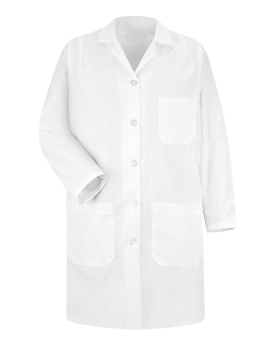 White lab coat, ready for an embroidered logo
