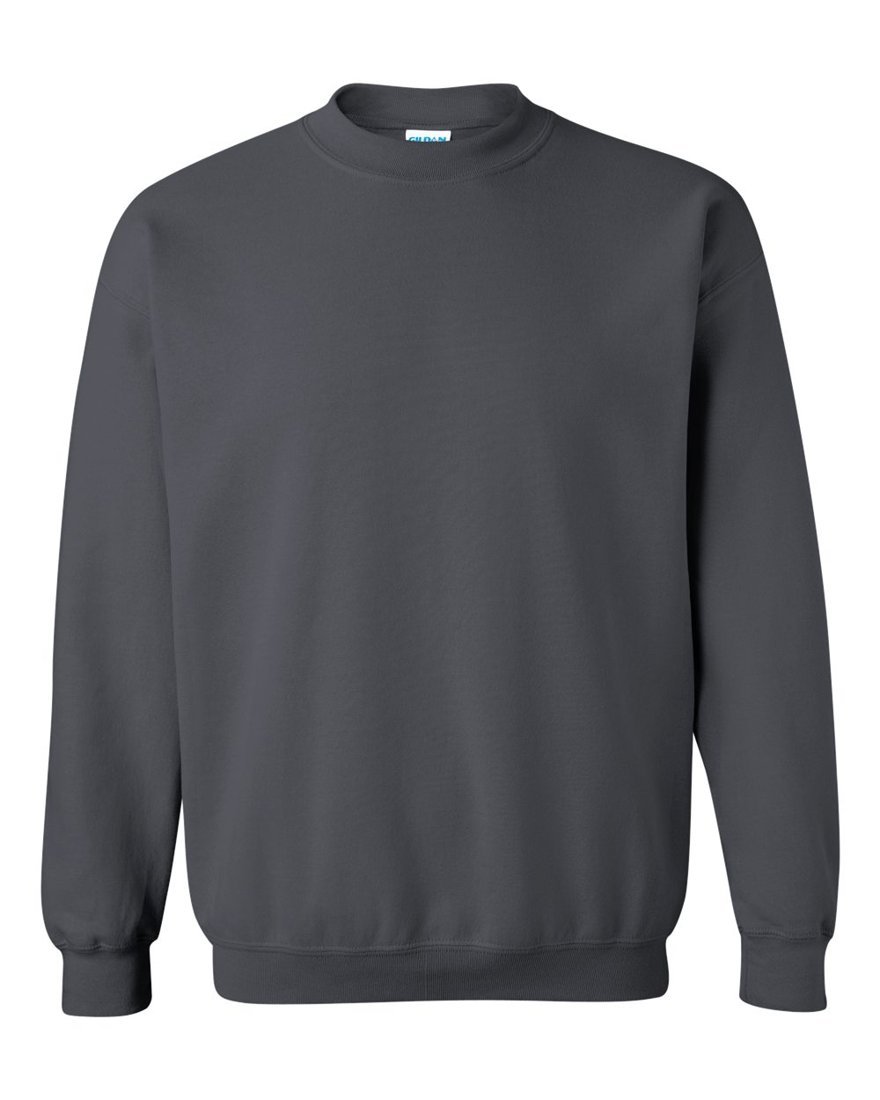 Charcoal crewneck sweatshirt for staff and volunteers